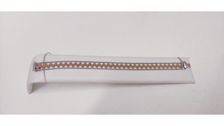 Bracciale di ottima fattura, a maglia strettissima.