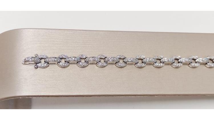 Bracciale Tennis con Diamanti per una caratura di 1,76.