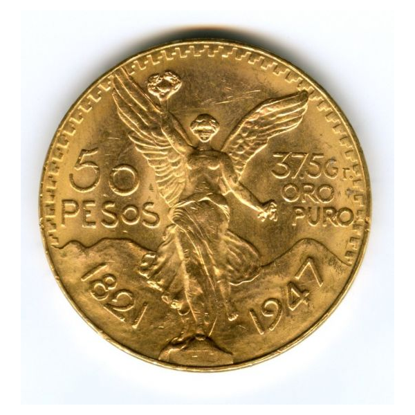 Moneta 50 pesos oro